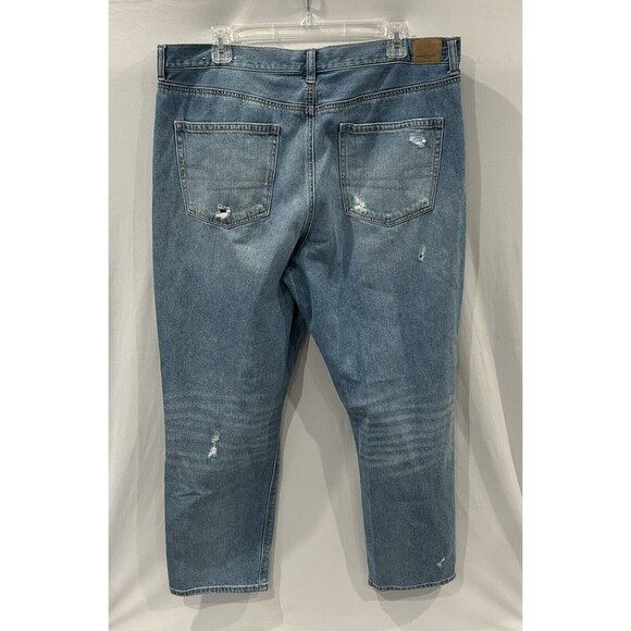 American Eagle Jeans Womens Size 18 Mom Jean Distressed Ripped High Rise Waist - Picture 11 of 16